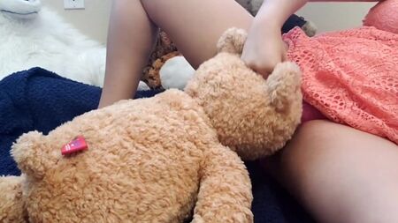Horny humping teddy bear