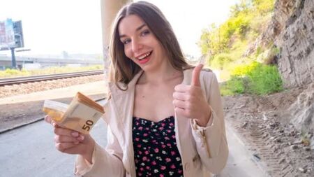 Shy and Tight Outdoor Fuck