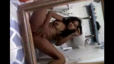 Naked Nigersha shoots himself on camera on the phone