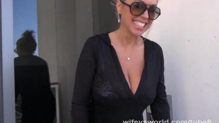 Blowjob on the balcony from Olga