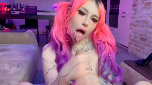 Anime Babe Blowjob - Pink hair anime girl hentai porn videos & sex movies - XXXi.PORN
