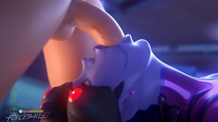 Widowmaker - oral sex; minet; blowjob; deepthroat; facefuck; big dick; domination; 3D sex porno hentai; [Overwatch]