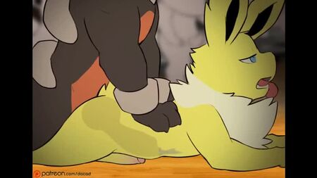 Gay 2D Yiff by Dacad Furry Porn Sex E621 Houndoom fucks Jolteon from Pokemon r34 Rule34 anal