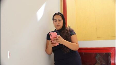 I rent an airbnb with my stepmother's slut- creampie .. porn in Spanish