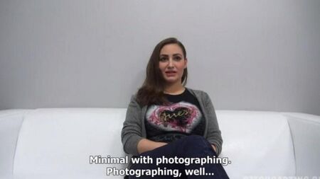 Busty young girl did not want to act