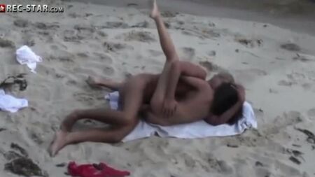 Real hidden shooting on the beach