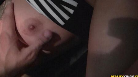 Cum on brunette's face after sex