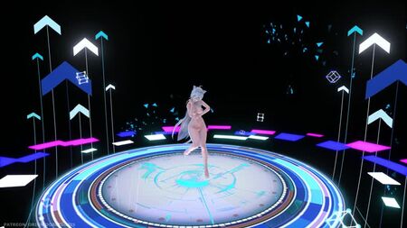 MMD R-18 [EROTIC] Haku Cat Lingerie Shake It! Author Orion Dobledosis