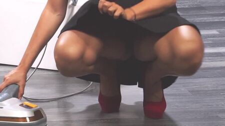 Vivien Konca Upskirt on TV show