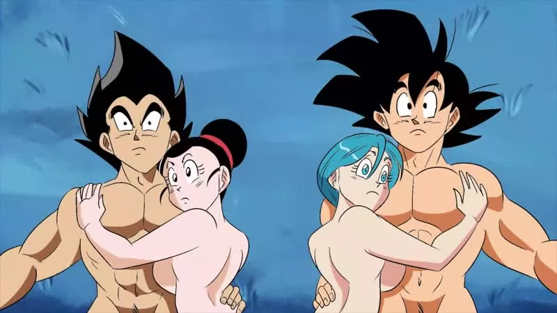 Bulma Briefs x Gogeta & Chichi x Son Goku - riding; creampie; orgasm; big  boobs; 3D sex porno hentai; [Dragon Ball Z] - XXXi.PORN Video