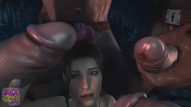 В этой видео нарезке все, как ты любишь – секс с Lara Croft из игры Tomb Raider