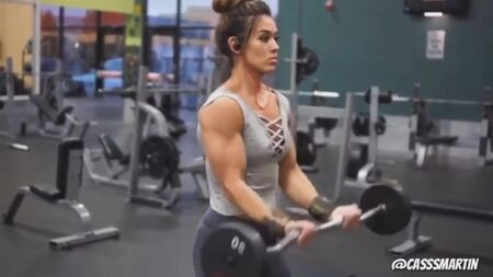 FemaleFitnessReset - Girl with Muscle Cassandra Martin Workout