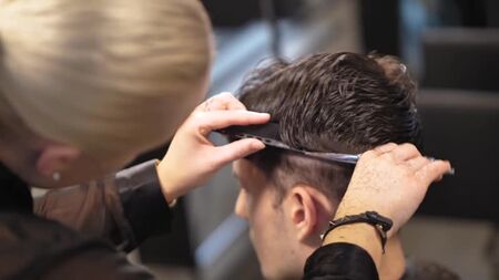 ASMR Relaxing Haircut - Professional Scissor Cut - Stress Relief