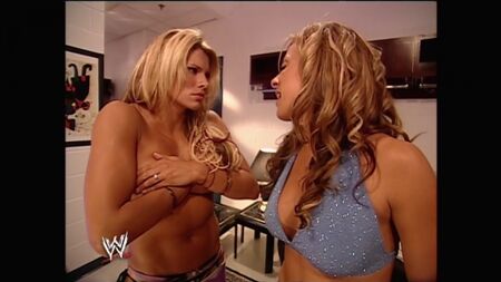 WWE No Mercy 2004 - Dawn Marie told Miss Jackie that her marriage won't last long