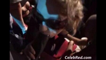 Hard gangbang right in the cinema