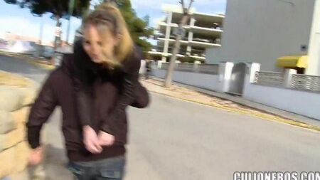 Fuck on the street with a young girl