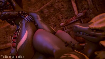 3d Yiff by TwitchyAnimation Straight Furry Porn Sex E621 FYE Monster Hunter r34 rule34 scalie Dragon fucks with purple jackal
