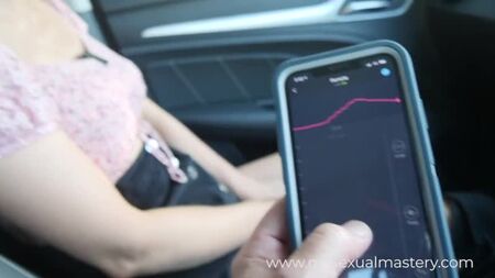 Remote Control Toy vibrator in Shopping Centre with Public Sex