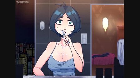 Time Stopped Brush by [Derpixon] (hentai, хентай, sex, anal, porno, boobs 18+, anime)