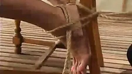 Incredible bondage technique for a busty babe Venus