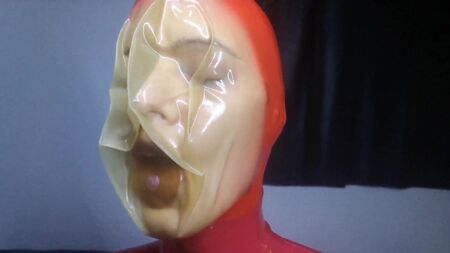 Latex Breathplay Mask