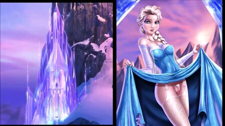 SekushiLover - DIsney Elsa vs Naked Elsa