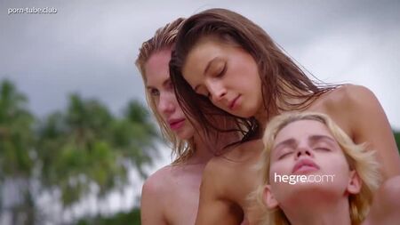 Ariel Marika And Melena Maria Rya Naked Tropical Trio